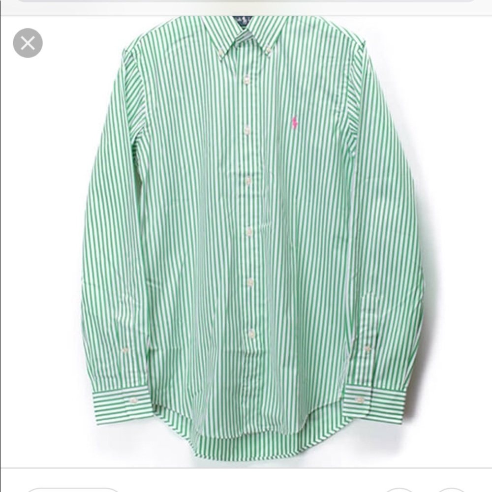Polo button down mens ling sleeve shirt